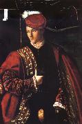 BARTOLOMEO VENETO Portrait of Ludovico Martinengo oil painting artist